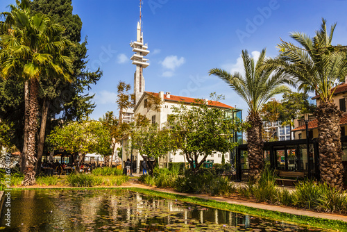 Sarona, an old quarter in tel Aviv founded by the Templars in the 19th century, Israel