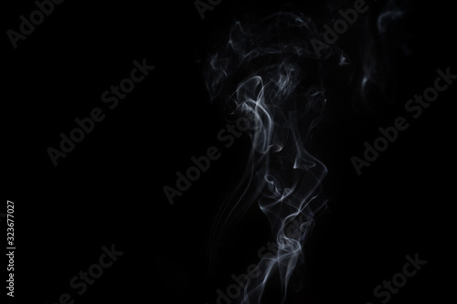 Fototapeta Naklejka Na Ścianę i Meble -  Abstract smoke image on black background