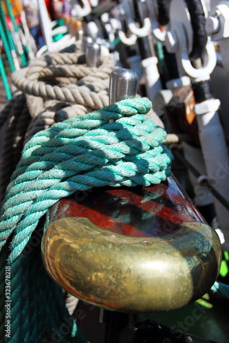 rigging of a sailing ship Kruzenshtern