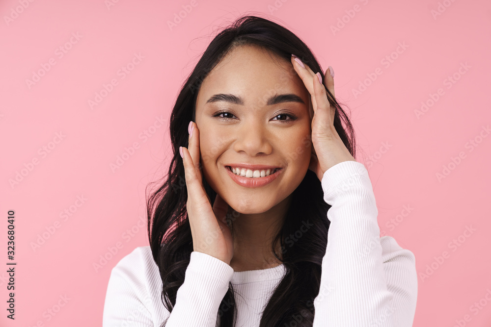 Attractive young asian woman wearing casual clothes Attractive young asian woman wearing casual clothes