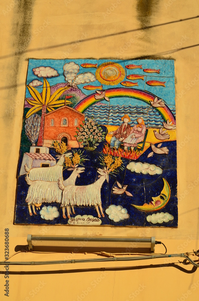 Obraz premium Detail view from Sciacca, Sicily, Italy