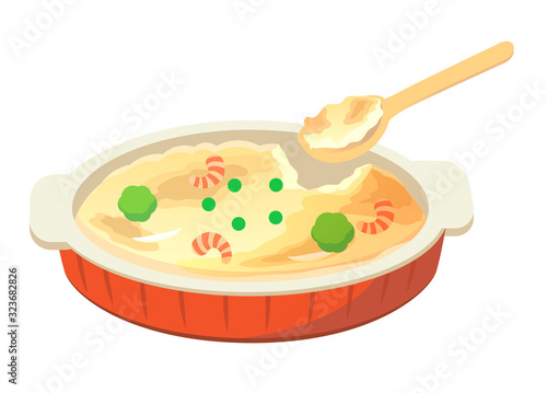 えびグラタン