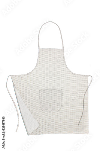  bright apron, on a white background. apron for working in the kitchen.