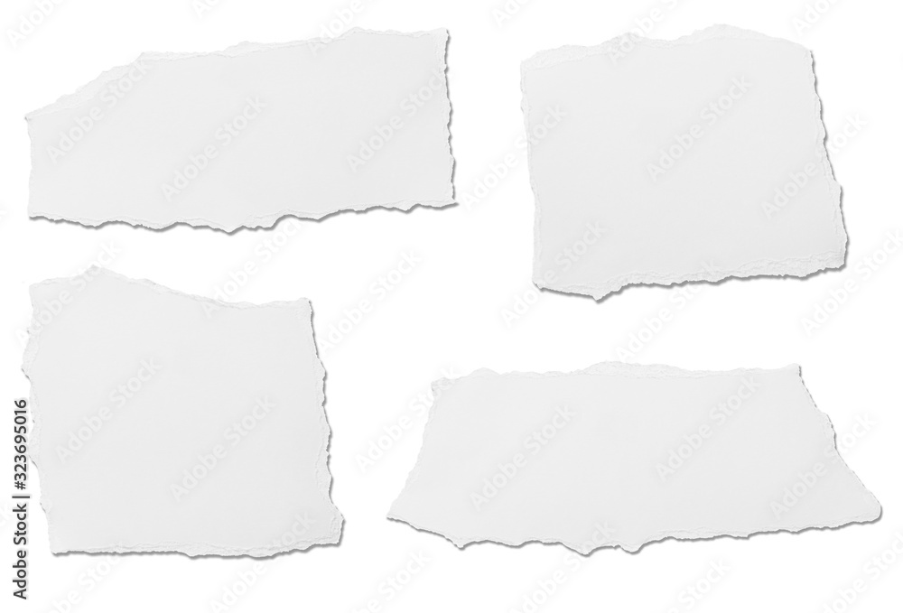 white paper ripped message torn white paper ripped message torn