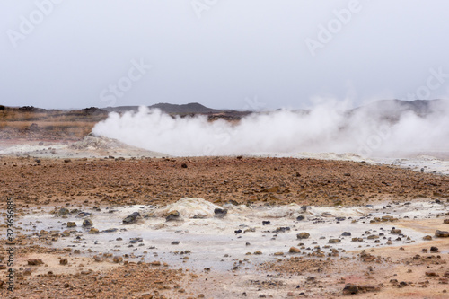 Myvatn geothermal area in Iceland