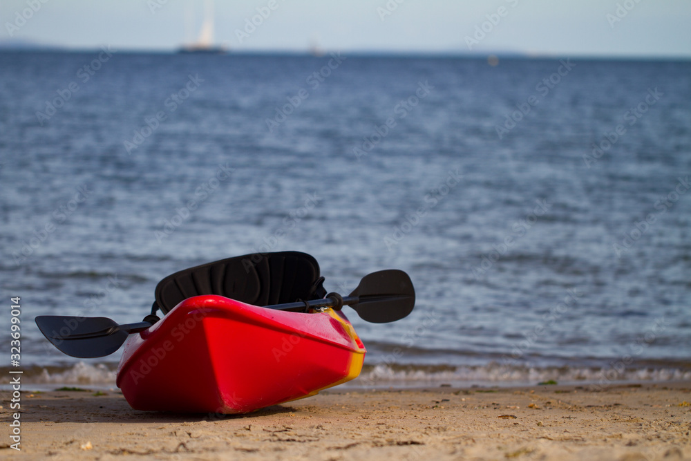 Obraz premium Kayaking at Studland