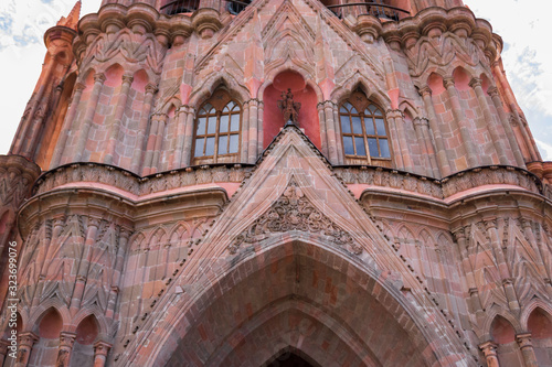 Parish of San Miguel Arcángel in San Miguel de Allende, Guanajuato, Mexico