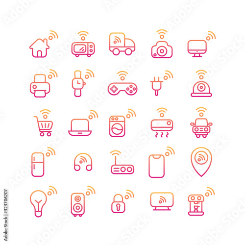Internet of Things gradient...