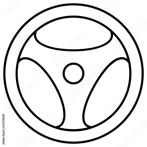 Cast Iron Made triangle head Gate Valve Cap Vector Icon Design Concept, sluice valve head cap on white background