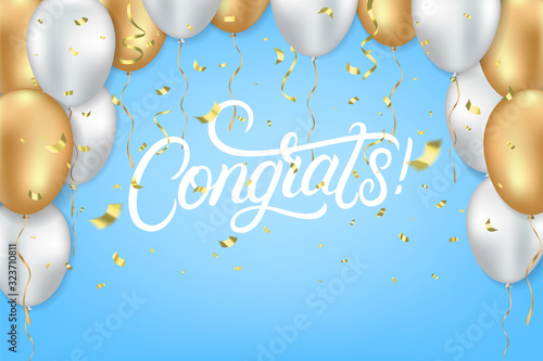 Congrats celebrate template