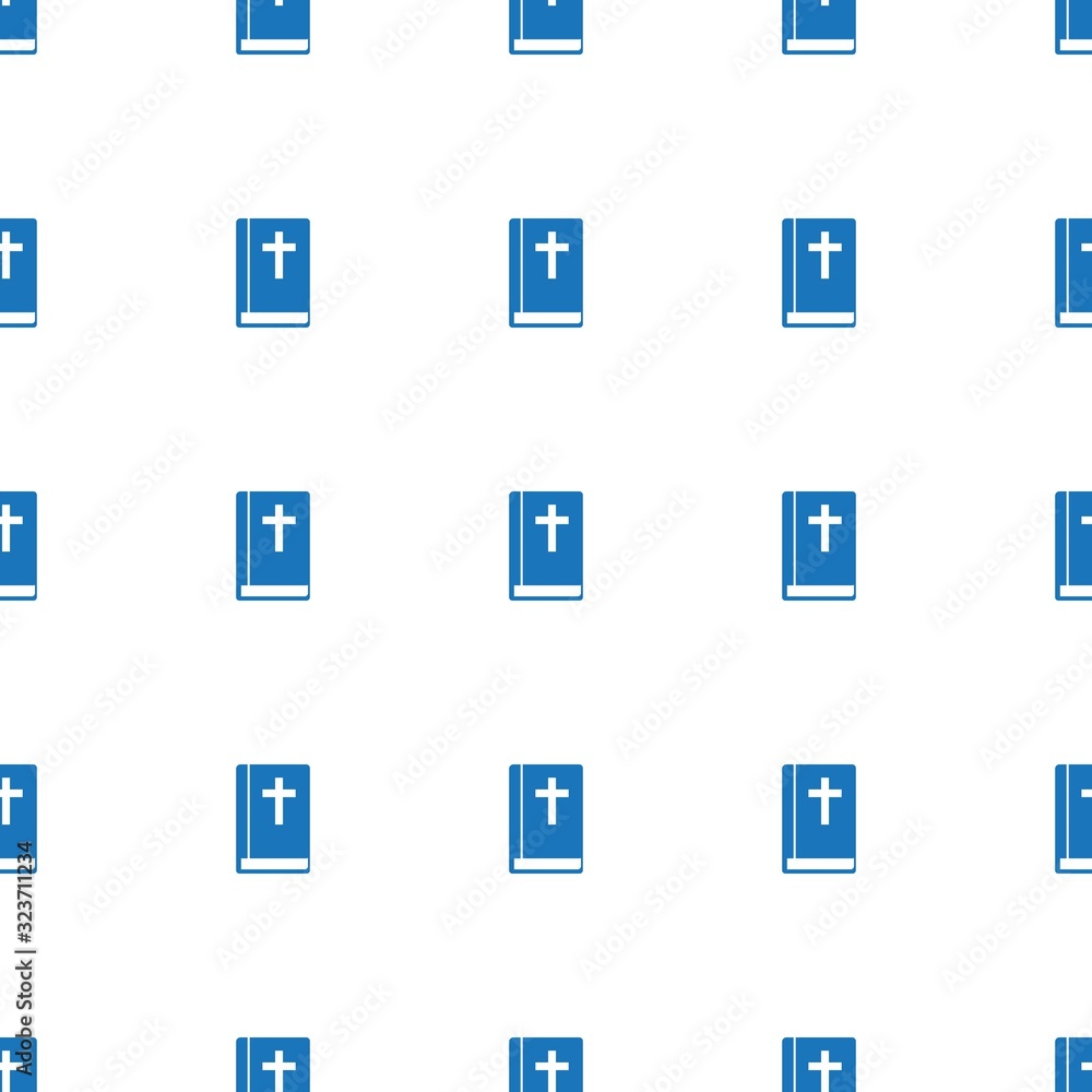 Bible icon pattern seamless isolated on white background. Editable filled Bible icon. Bible icon pattern for web and mobile. Bible icon pattern seamless isolated on white background. Editable filled Bible icon. Bible icon pattern for web and mobile.