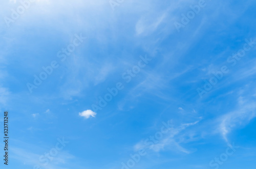 Blue sky with cloud bright at Phuket Thailand.