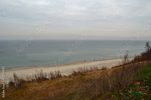 Baltic beach in november