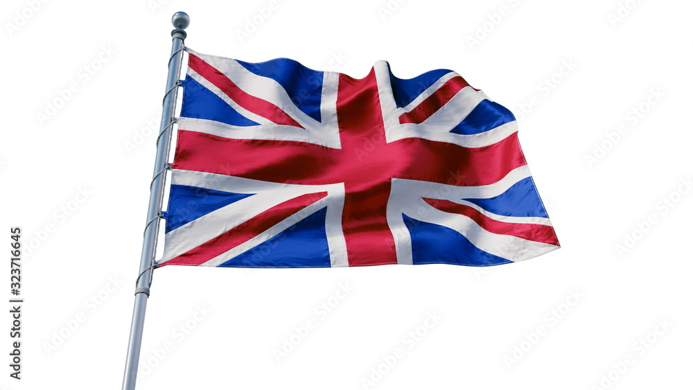 Fototapeta premium Flag_United_Kingdom_GB_4k