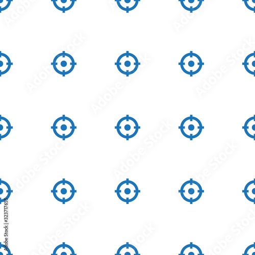 Shooter icon pattern seamless isolated on white background. Editable filled Shooter icon. Shooter icon pattern for web and mobile.