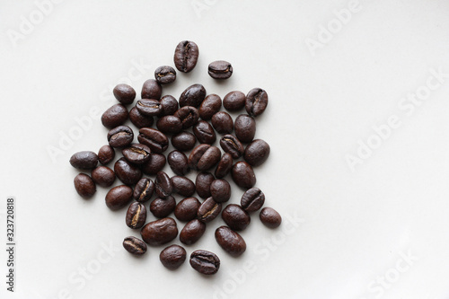 少量のコーヒー豆