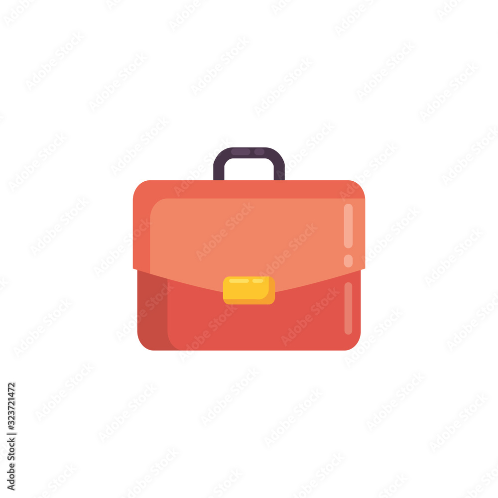 Isolated suitcase bag fill style icon vector design Isolated suitcase bag fill style icon vector design