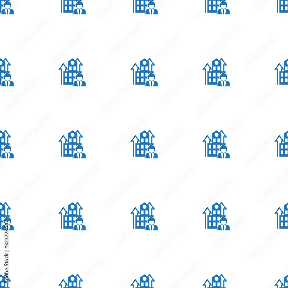 Business Company icon pattern seamless isolated on white background. Editable filled Business Company icon. Business Company icon pattern for web and mobile.