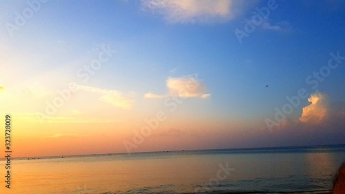 sunset over the sea © Bahador