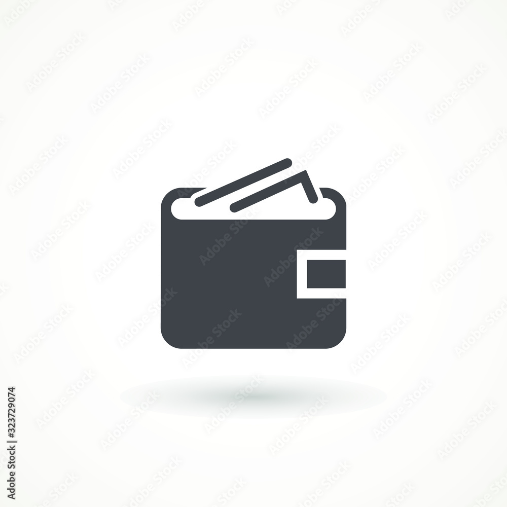 Wallet icon, e commerce and marketing, purse sign Wallet icon isolated on white background. cash symbol, ui. Editable strok Wallet icon, e commerce and marketing, purse sign Wallet icon isolated on white background. cash symbol, ui. Editable strok