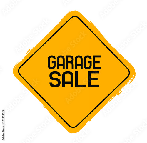 garage sale vector sign