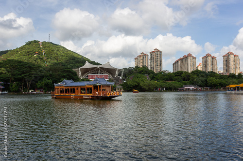 boat on the river