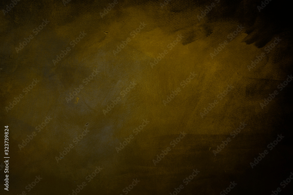 abstract dark yellowish background - obrazy, fototapety, plakaty 