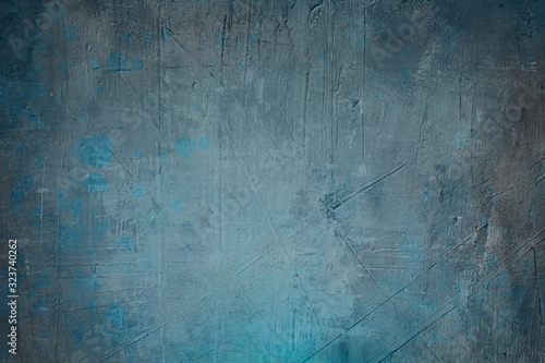 blue grunge background or texture photo