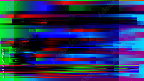 Blue glitch texture