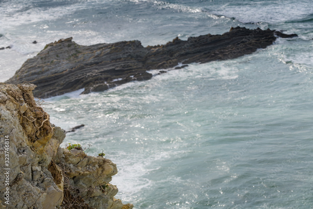 Obraz premium Stunning scenery of the coast of the Basque country. Northern spain