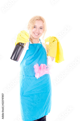 cleaning lady