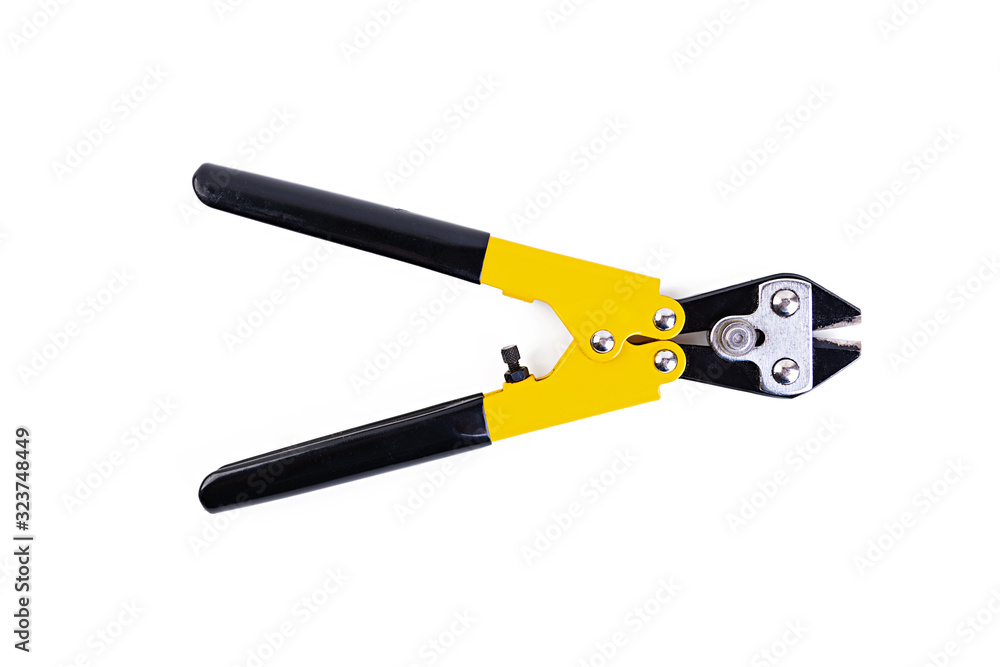 Obraz premium Working tools. Pincers isolated on white background