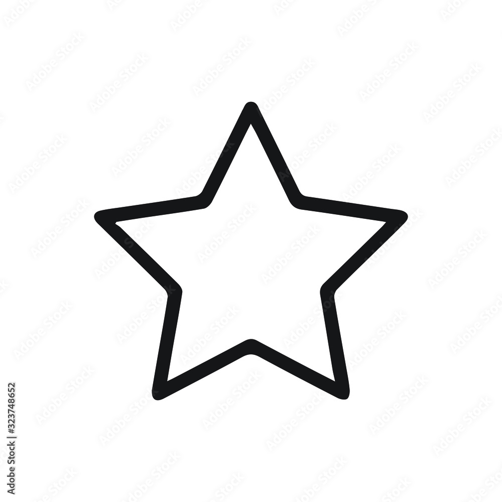 star isolated on white background star isolated on white background