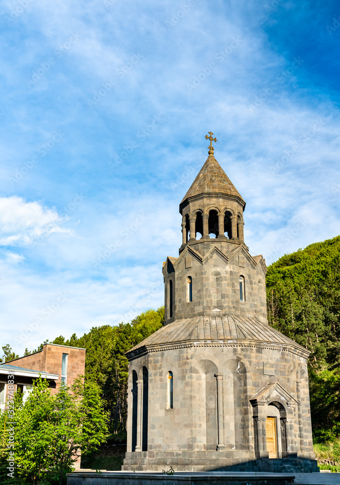 Fototapeta premium Surb Hakob Chapel on Sevan Peninsula in Armenia