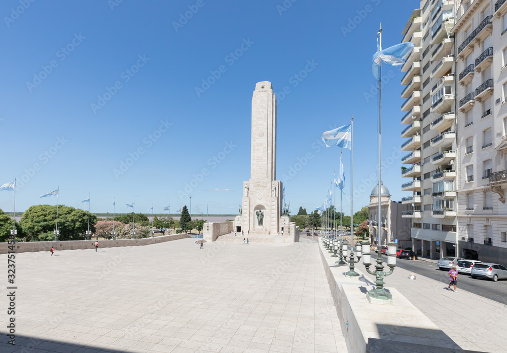 Argentina Rosario esplanade of the monument to the Argentine flag