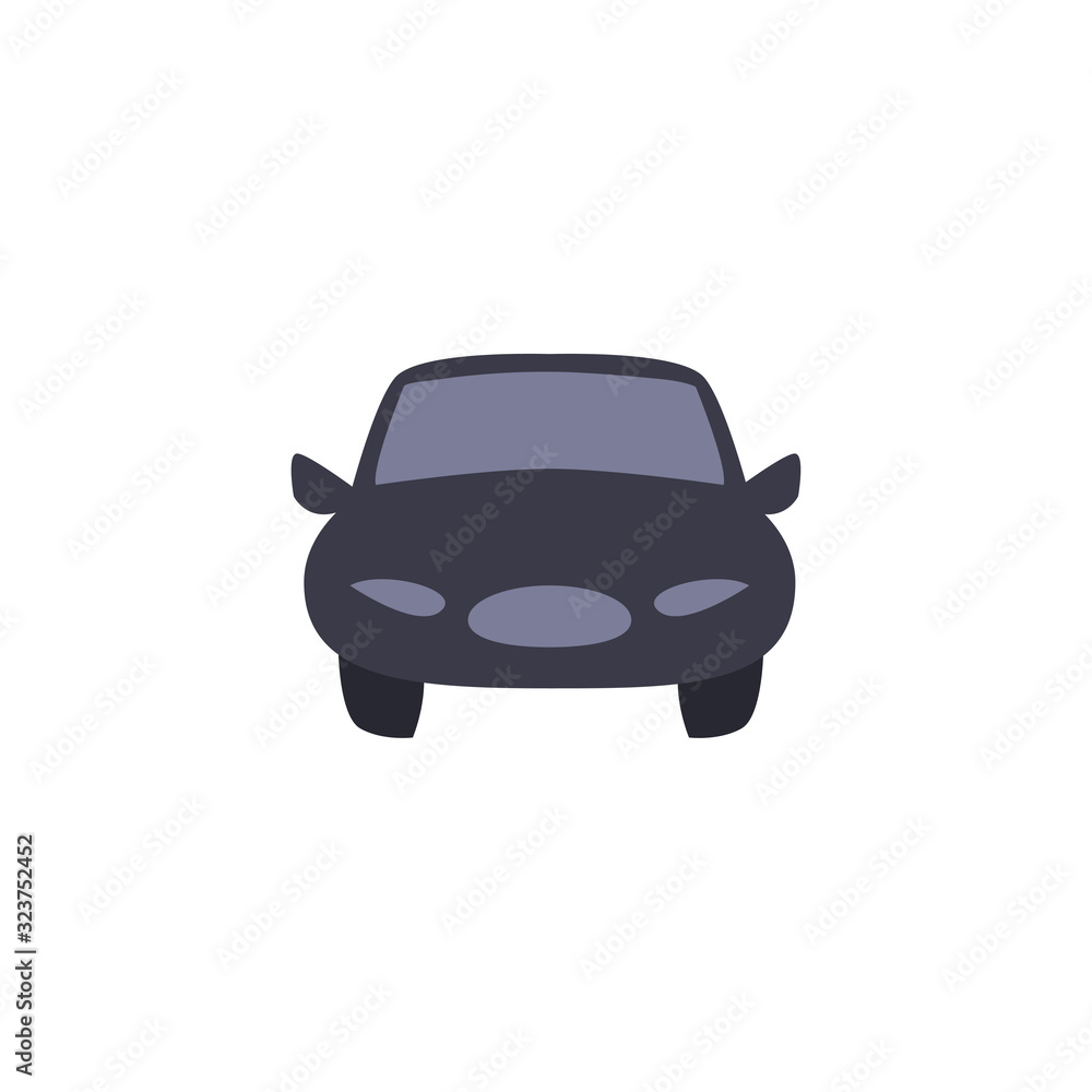 Isolated car vehicle fill style icon vector design Isolated car vehicle fill style icon vector design