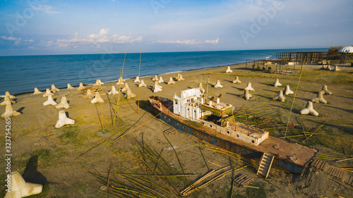 Beach at Anaklia, Georgia