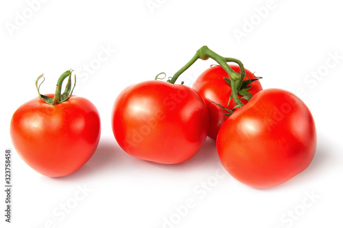 Wallpaper Mural Several tomatoes on a white isolated background. Fresh vegetables. Torontodigital.ca