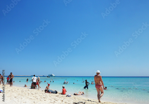 family on the beach