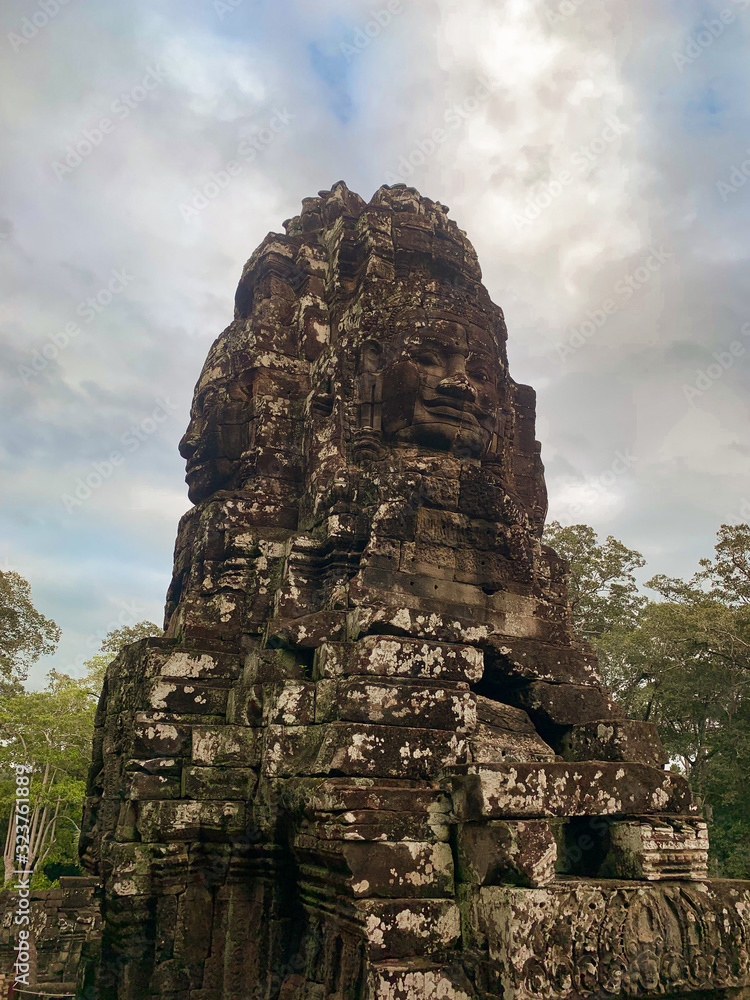 Fototapeta premium Les têtes de Bayon