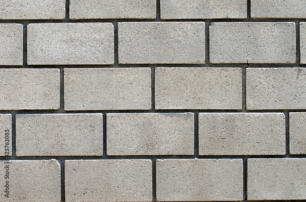 Muro de bloques (o blocks) de hormigón visto con junta tomada especial para fondo Muro de bloques (o blocks) de hormigón visto con junta tomada especial para fondo