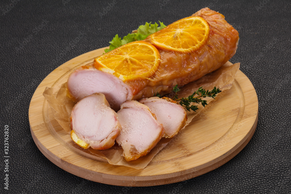 Chicken roll with orange Chicken roll with orange