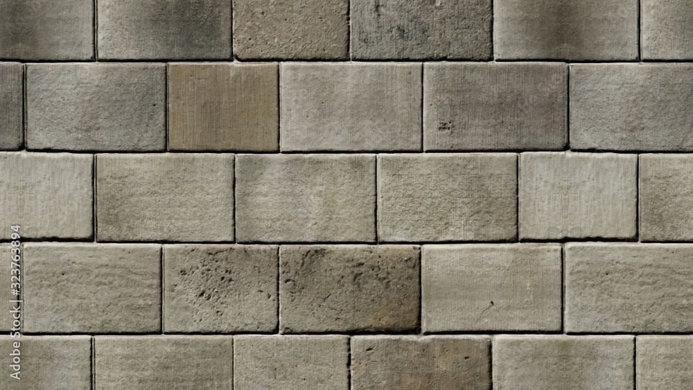 Obraz premium Tile texture, brick wall as background surface.