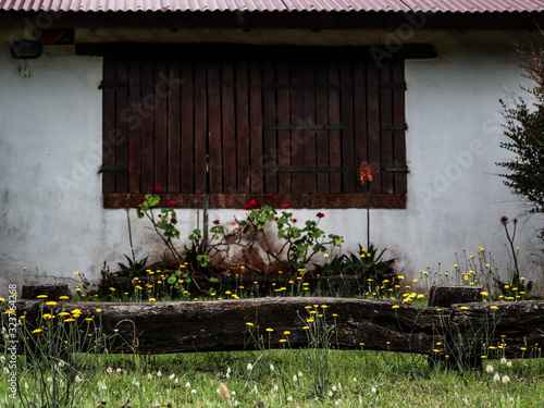 Casa abandonada en la costa atlantica photo