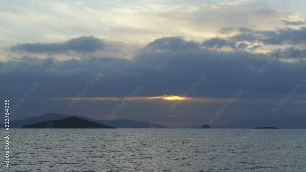 Seaside town of Turgutreis and spectacular sunsets Seaside town of Turgutreis and spectacular sunsets