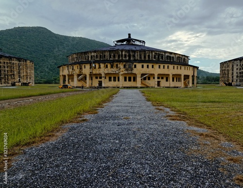 Old Presidio Modelo Prison building on the Isle of Youth, Cuba photo