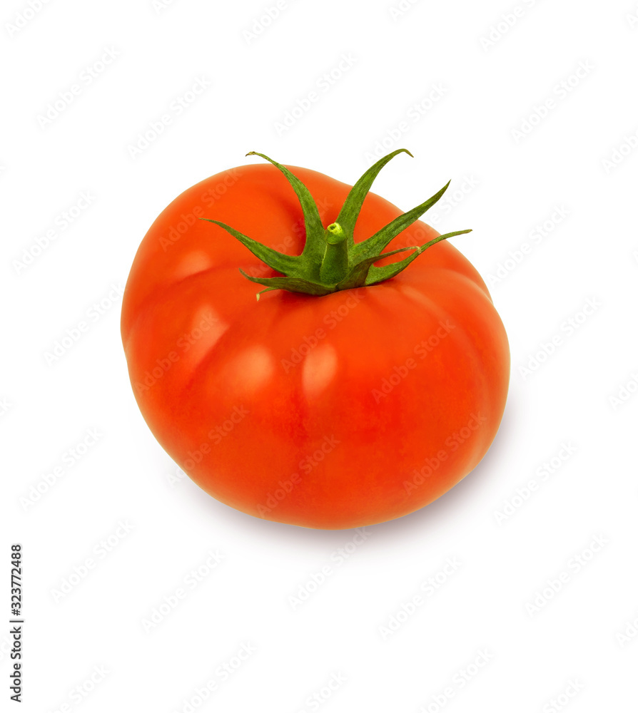 Fresh red tomato isolated on white background Fresh red tomato isolated on white background