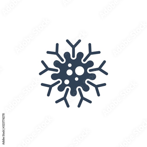 Immune system icon logo design template. Medical cross in the shield. Vector