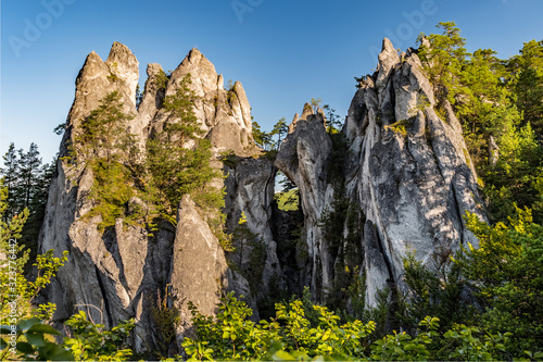 Sulov Rocks in Slovakia Mountains