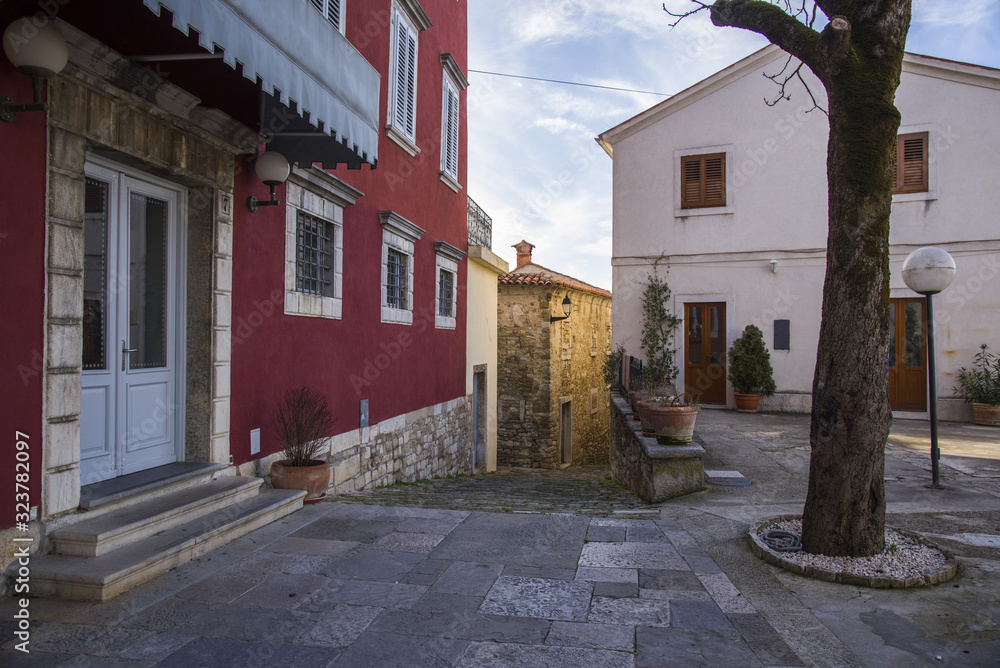Old Town Of Motovun In Istria, Croatia